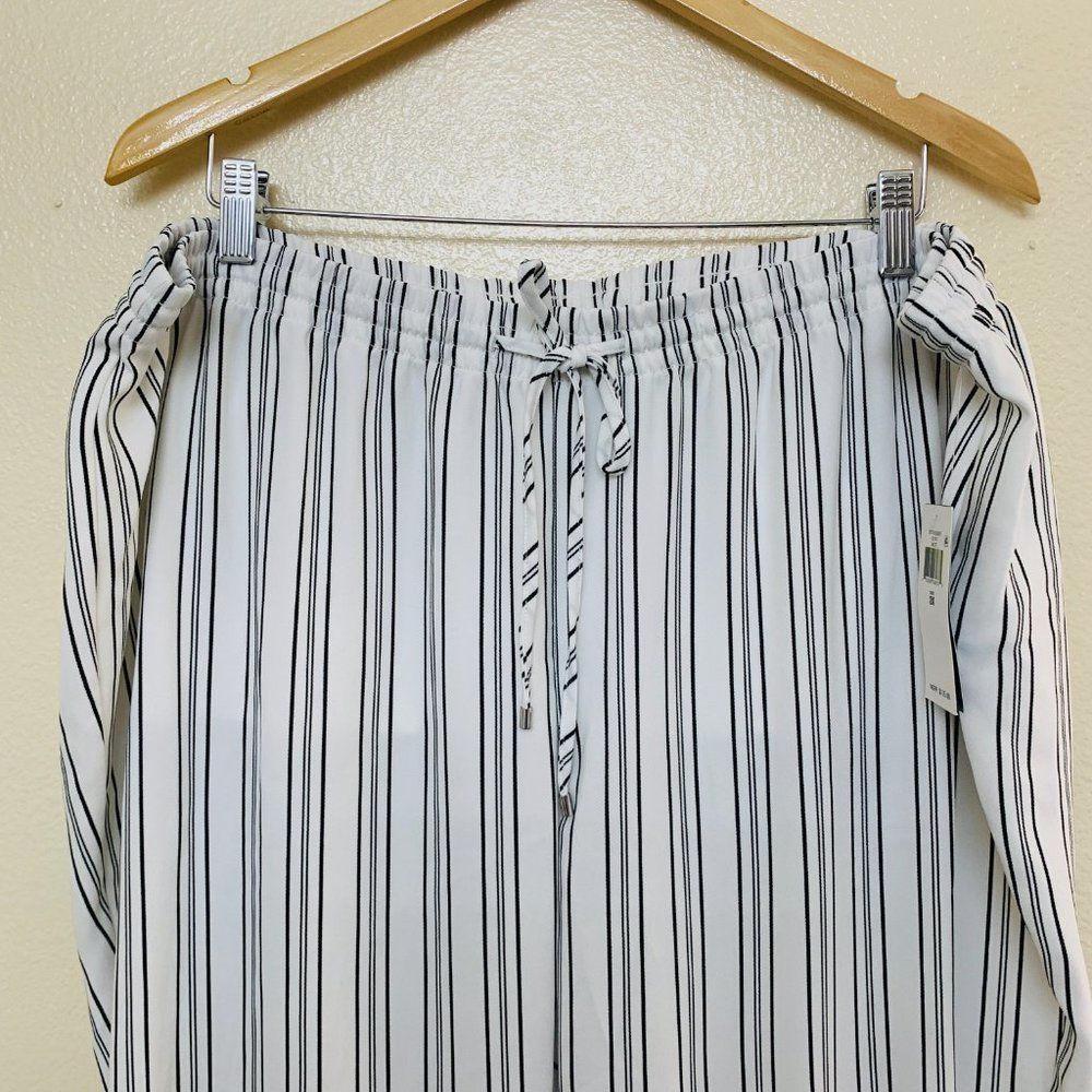 Lauren RL Kasander Plus Striped Pant 2X White - Picture 5 of 10